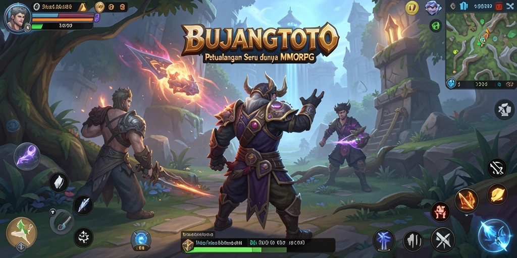 Tampilan gameplay seru dalam BUJANGTOTO dengan aksi petualangan yang menakjubkan.