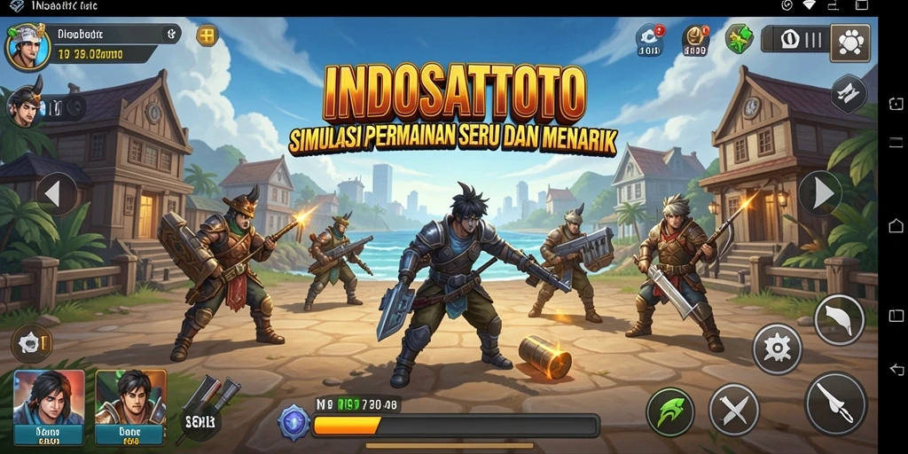 Tampilan menarik gameplay <strong>INDOSATTOTO</strong> dengan karakter dan dunia yang beragam.