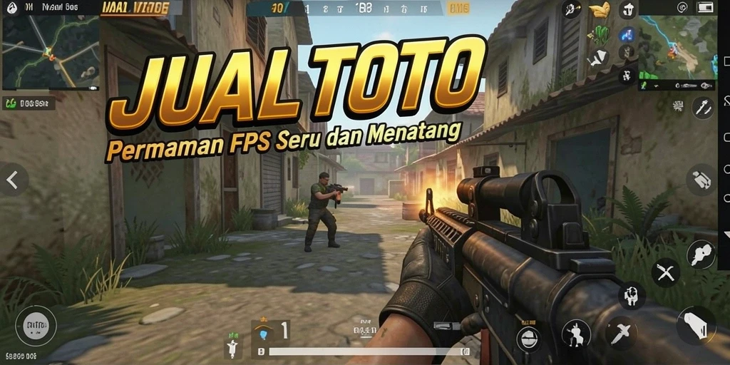 Tampilan gameplay seru dari JUALTOTO dengan aksi FPS yang mendebarkan.