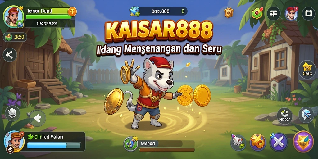 Tampilan gameplay KAISAR888 yang menarik dengan fitur Idle yang unik.