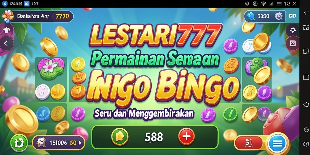 Tampilan gameplay Bingo yang menarik dan interaktif di LESTARI777.