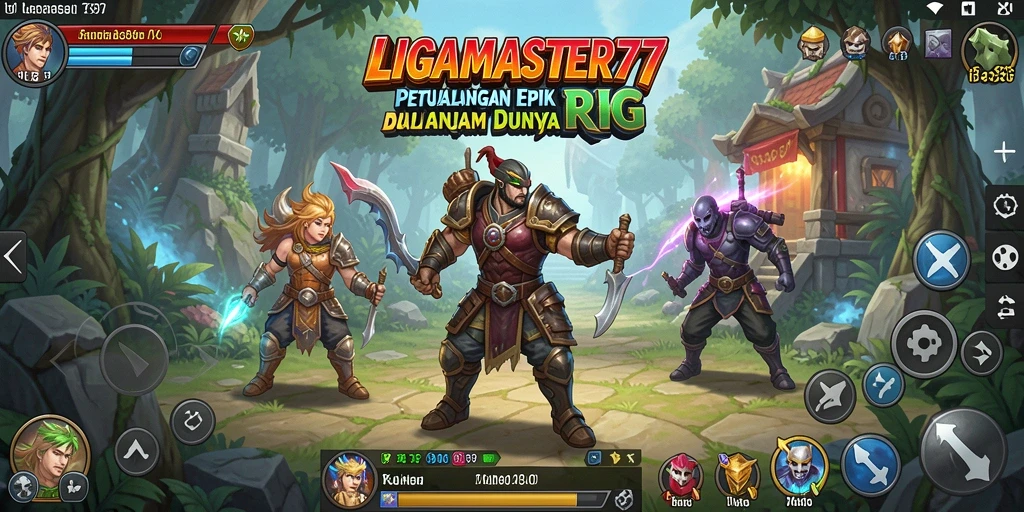 Tampilan gameplay LIGAMASTER77 yang menegangkan dan penuh aksi.