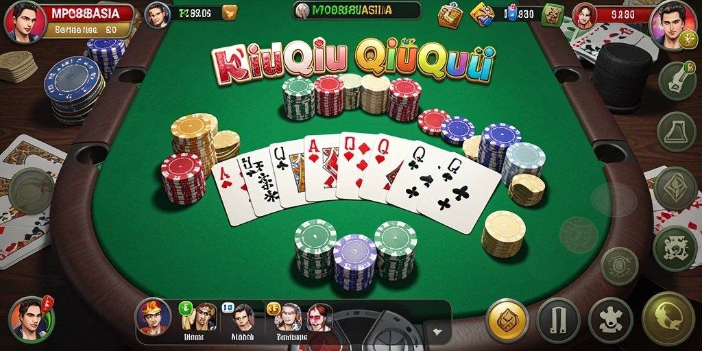 Tampilan gameplay seru dari MPO88ASIA dalam mode QiuQiu.