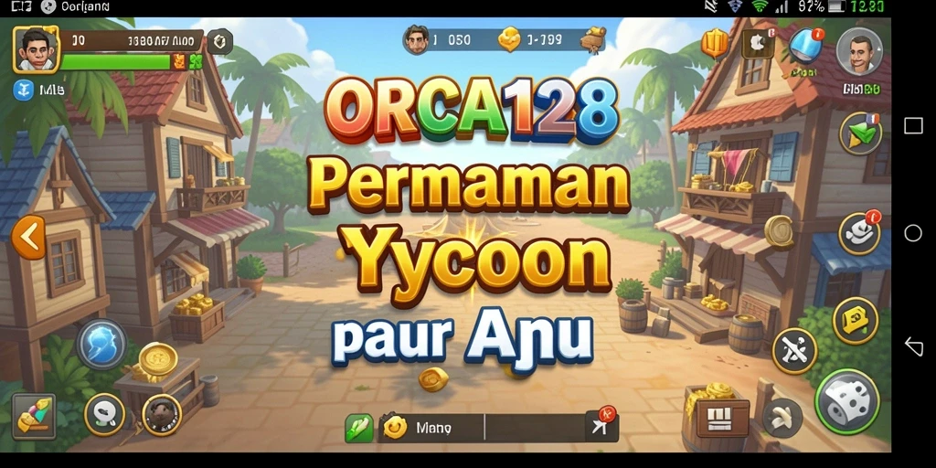 Tampilan gameplay ORCA128 yang seru dan menantang.