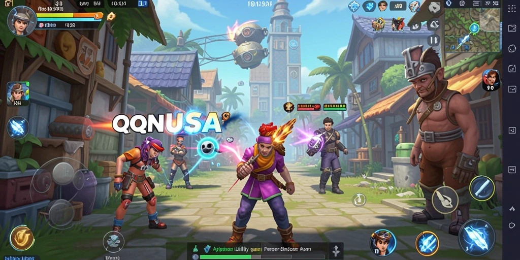 Screenshot utama QQNUSA menampilkan interface yang bersih dan user-friendly.