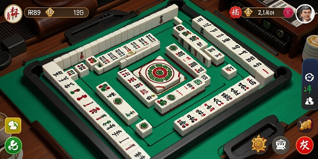 Tampilan gameplay Mahjong yang menarik dan menantang di RR89.